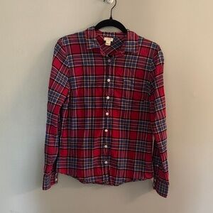 Women’s J. Crew Plaid Button Down Shirt
